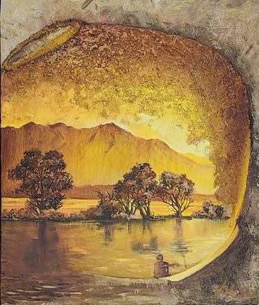 Print of Landscape Paintings by Jiryeon kim