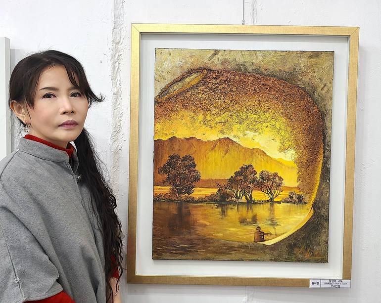 Original Landscape Painting by Jiryeon kim