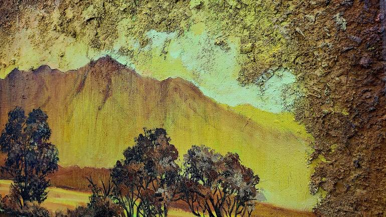 Original Expressionism Landscape Painting by Jiryeon kim