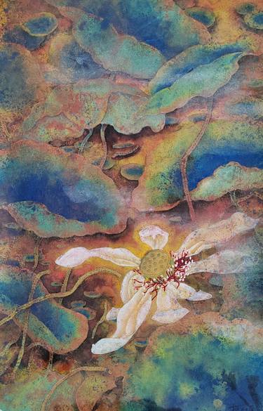 Original Realism Floral Paintings by Shirong YANG