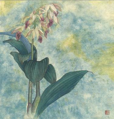 Print of Floral Paintings by Shirong YANG