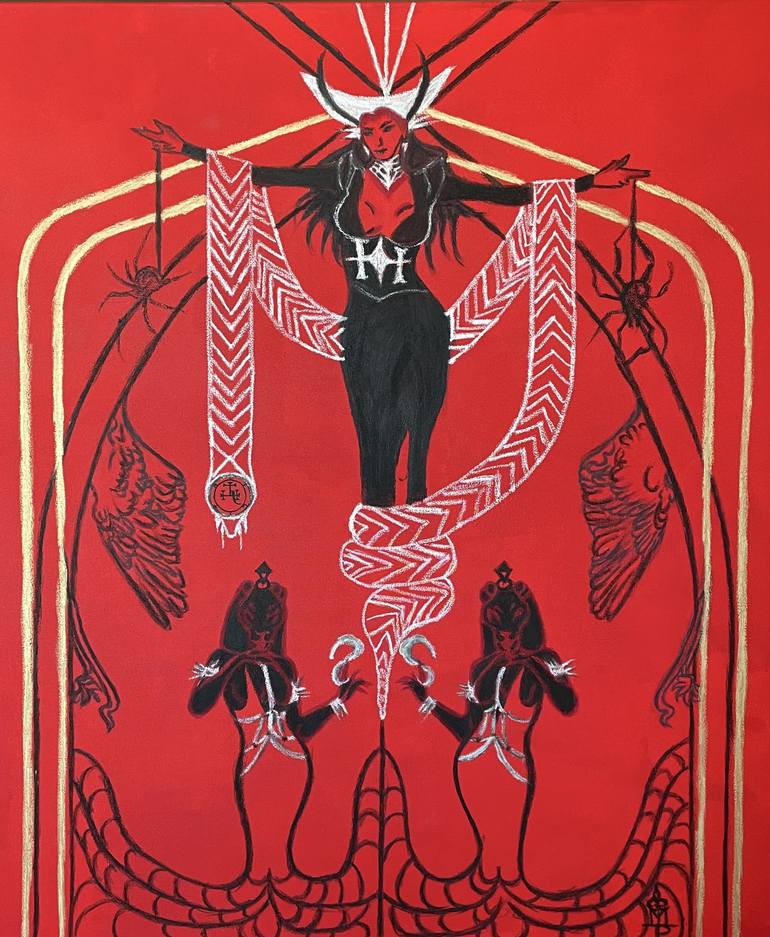 Print of Conceptual Classical Mythology Painting by Maria Perchun