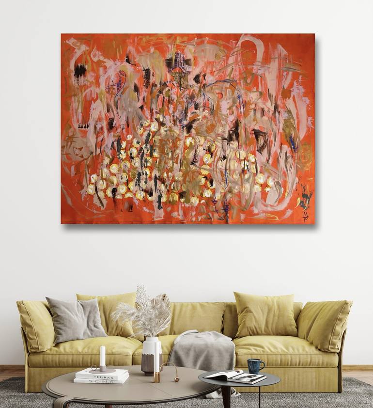 Original Abstract Painting by Maria Perchun