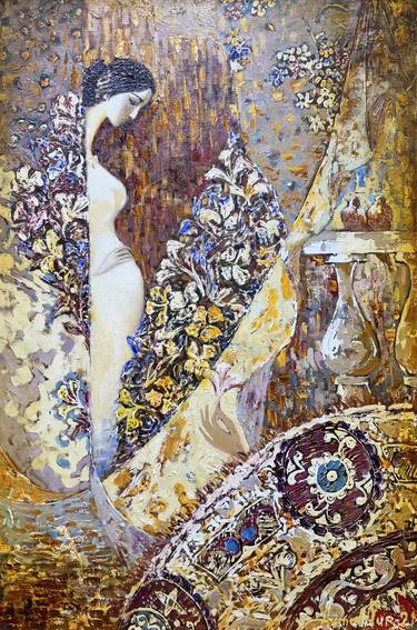 Original Abstract Women Paintings by Akmal Nur