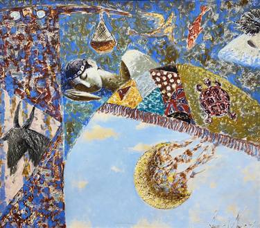 Original Abstract Fantasy Paintings by Akmal Nur