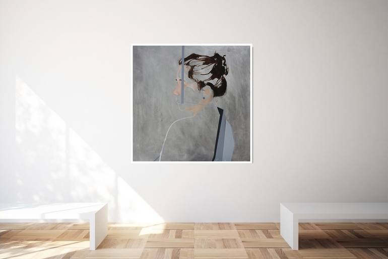 Original Abstract Women Painting by Daniel Xavier