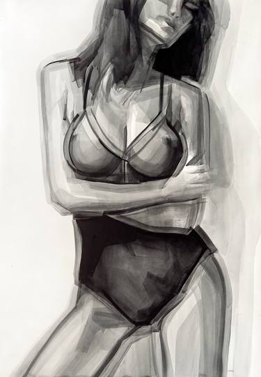 Original Body Drawings by Olya Zay