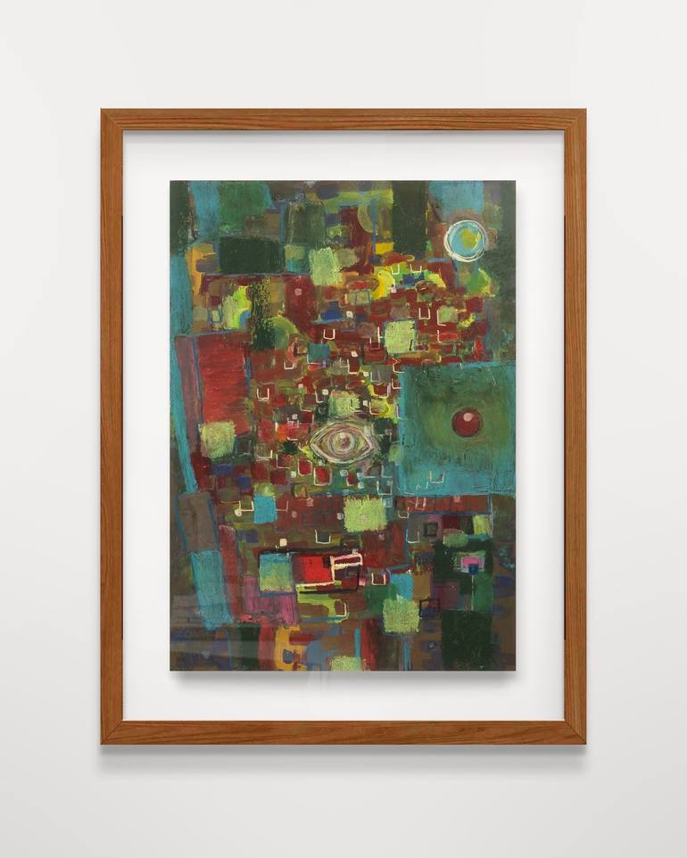 Original Abstract Painting by Shunji Okazaki