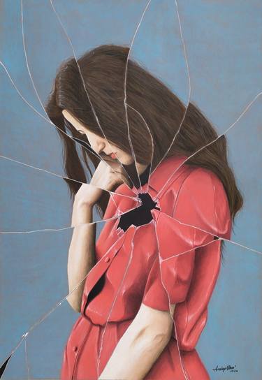 Original Figurative Women Paintings by Andrea Nanì