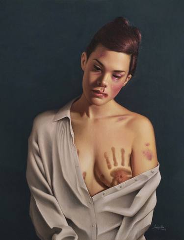 Original Figurative Women Paintings by Andrea Nanì