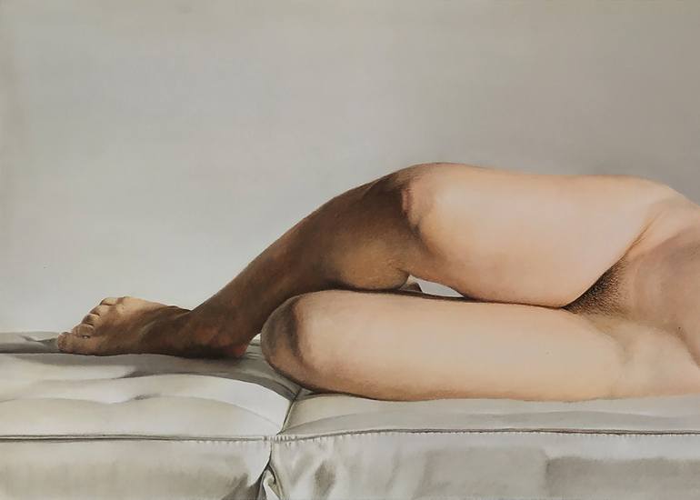 Original Figurative Nude Painting by Andrea Nanì