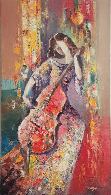 Print of Abstract Expressionism Music Paintings by Hayk Miqayelyan