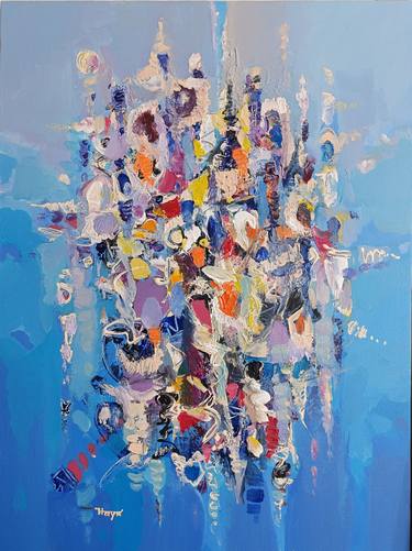 Original Abstract Expressionism Abstract Paintings by Hayk Miqayelyan