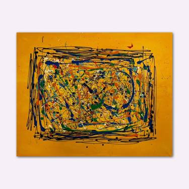 Original Abstract Expressionism Abstract Paintings by Thomas Jeunet