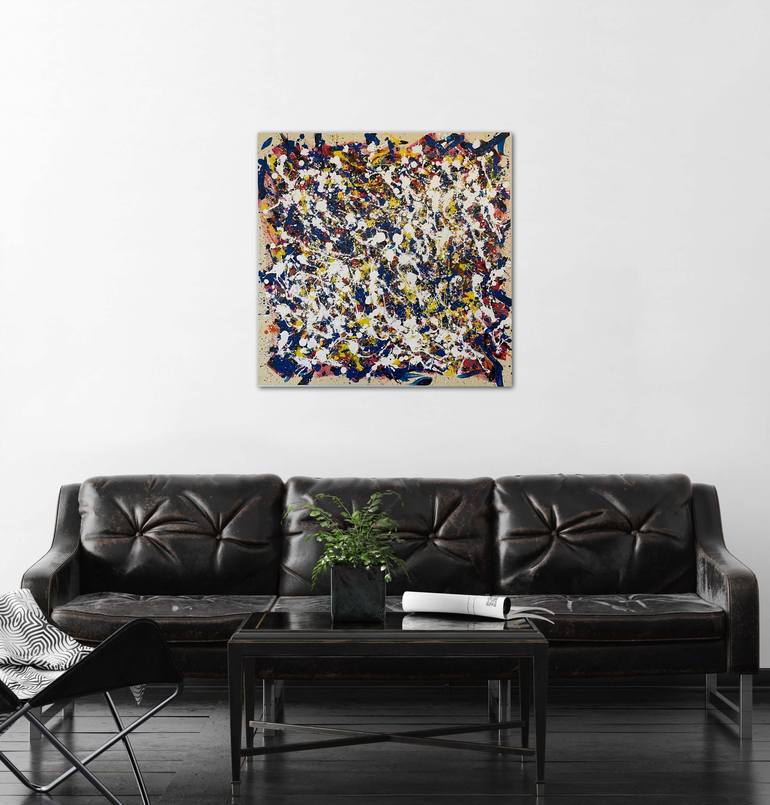 Original Abstract Painting by Thomas Jeunet