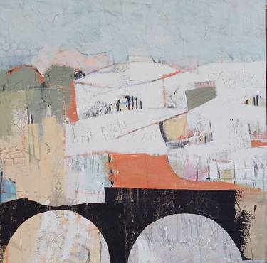 Original Abstract Landscape Paintings by nina cadzow