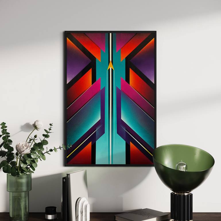 Original Abstract Painting by Emil Stasovskiy