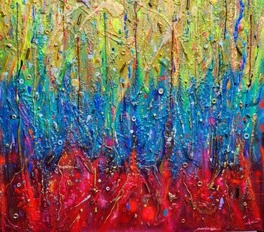 Original Abstract Paintings by Efrain Gonzalez Vargas