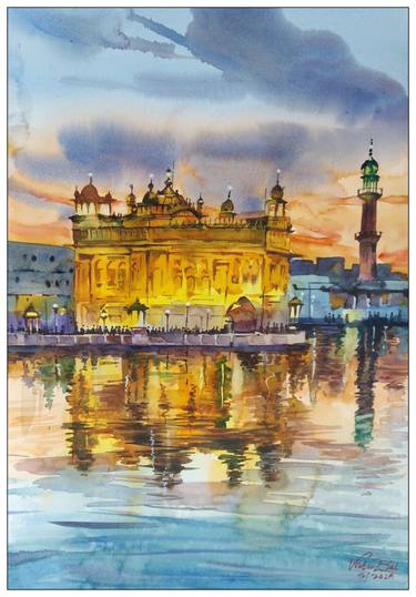 Original Realism Architecture Painting by Victor Bal