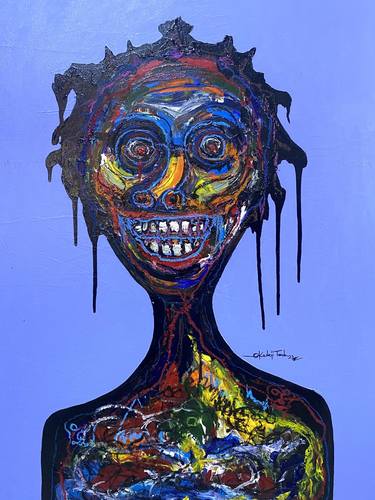 Original Abstract Expressionism Abstract Paintings by Okedeji Tunde