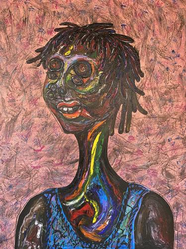 Original Abstract Expressionism Abstract Paintings by Okedeji Tunde
