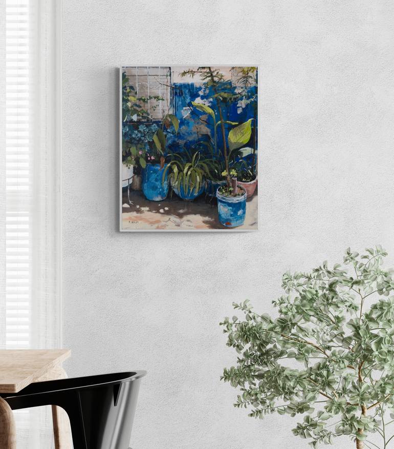 Original Impressionism Cities Painting by Rocio Arrupe