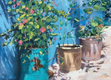 Original Impressionism Still Life Paintings by Rocio Arrupe