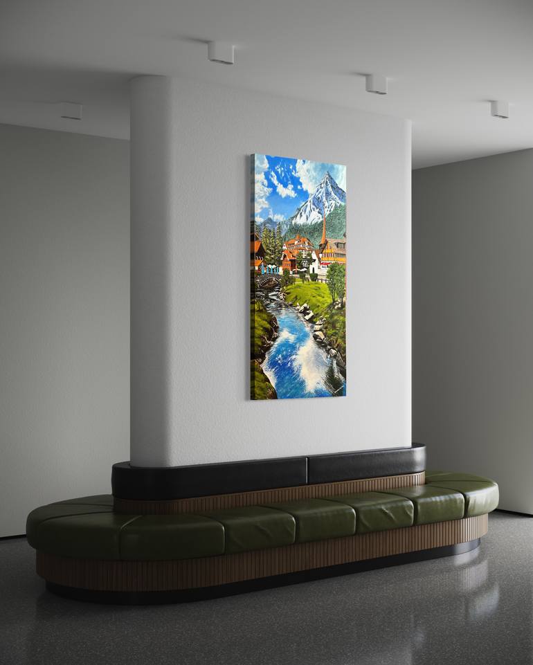 Original Realism Nature Painting by Bushra Fatima Shaikh