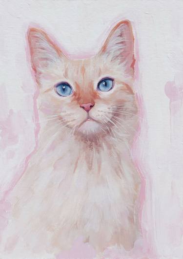 Original Contemporary Cats Paintings by Karina Cornelius