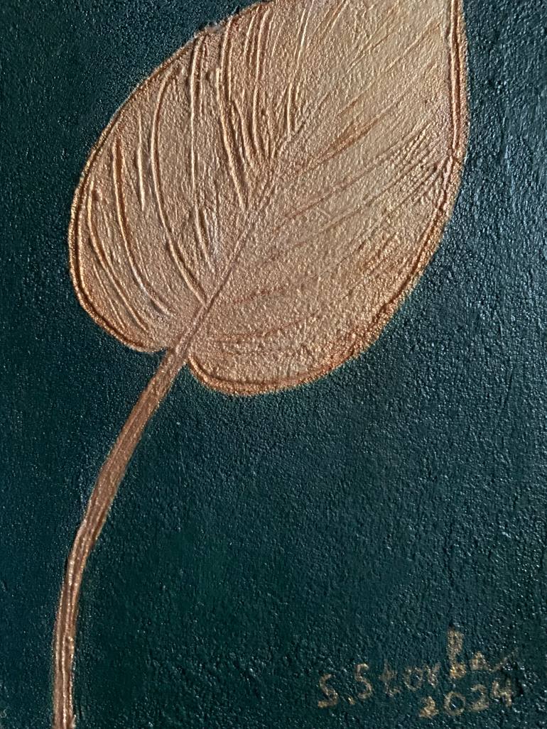 Original Art Deco Botanic Painting by Svitlana Stovba