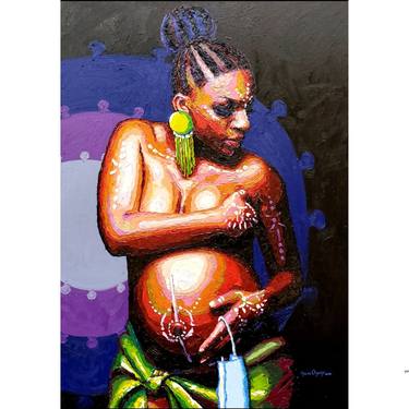 Original Realism Health & Beauty Paintings by Naomi Oyeniyi