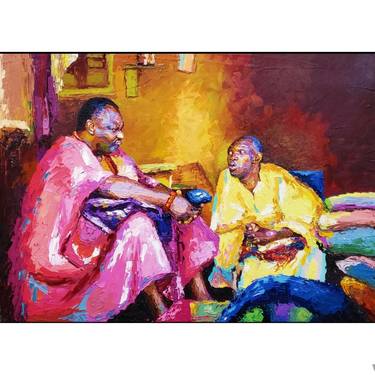 Original Expressionism Rural Life Paintings by Naomi Oyeniyi