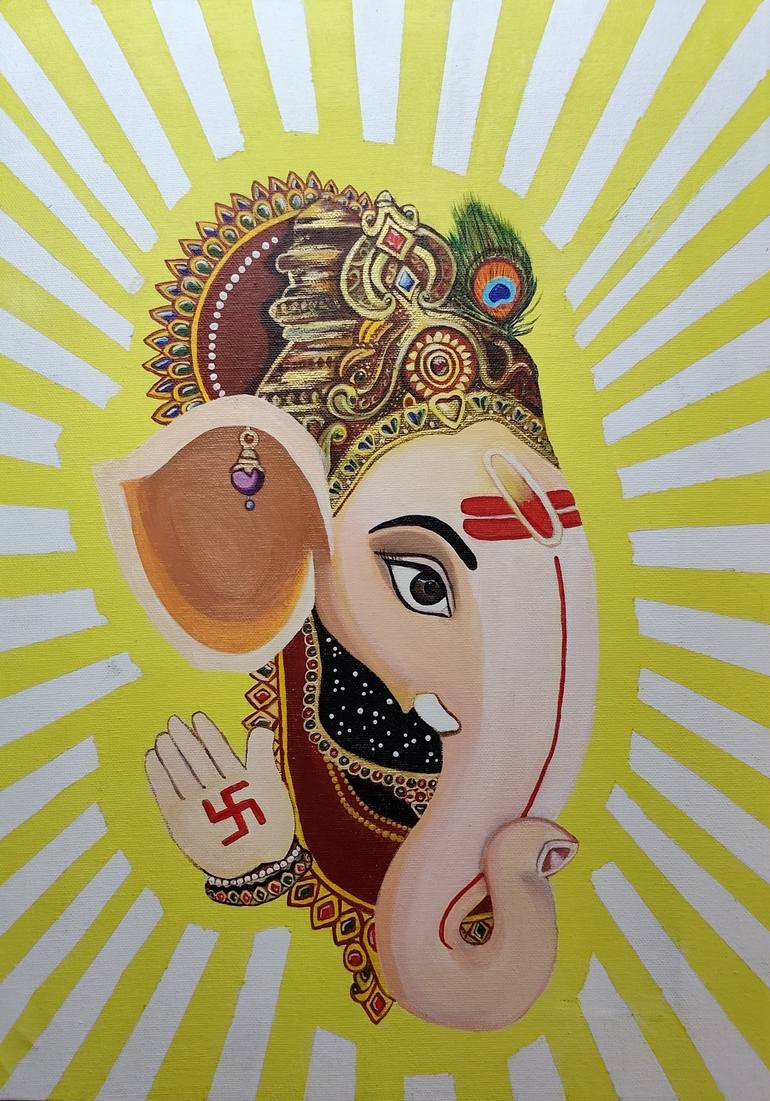 Original Photorealism Abstract Paintings by Raman Deep