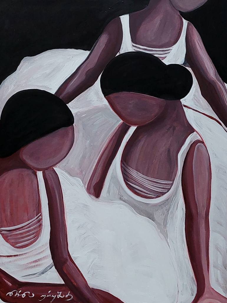 Original Abstract Painting by Nina Urushadze