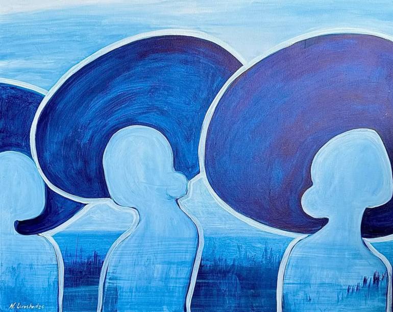 Original Abstract Painting by Nina Urushadze