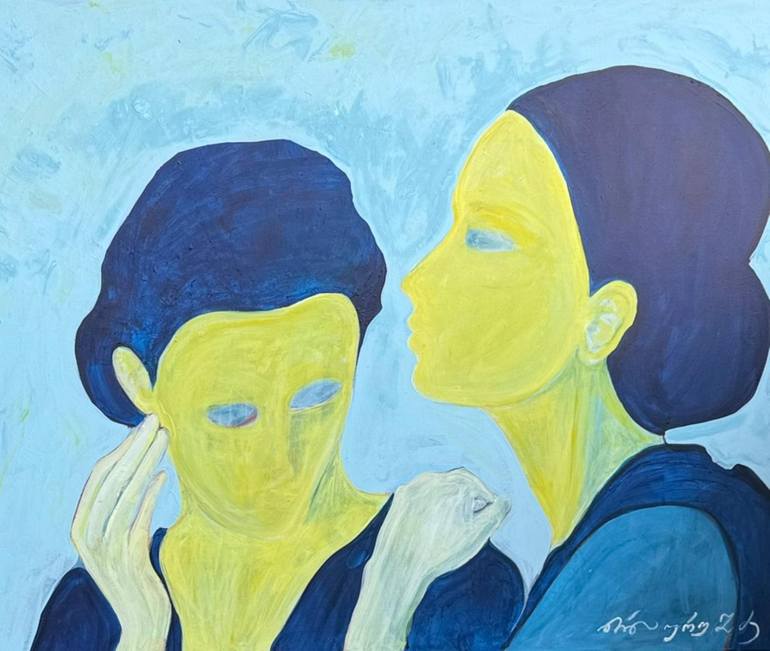 Original Abstract Painting by Nina Urushadze