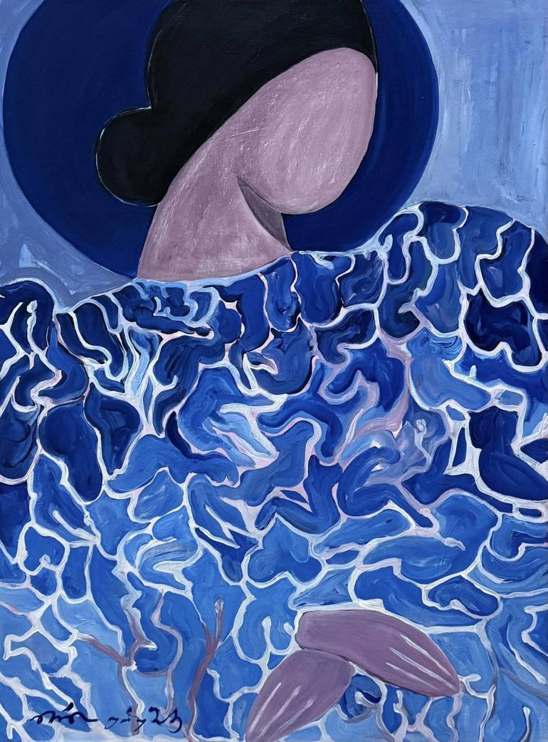 Original Abstract Painting by Nina Urushadze