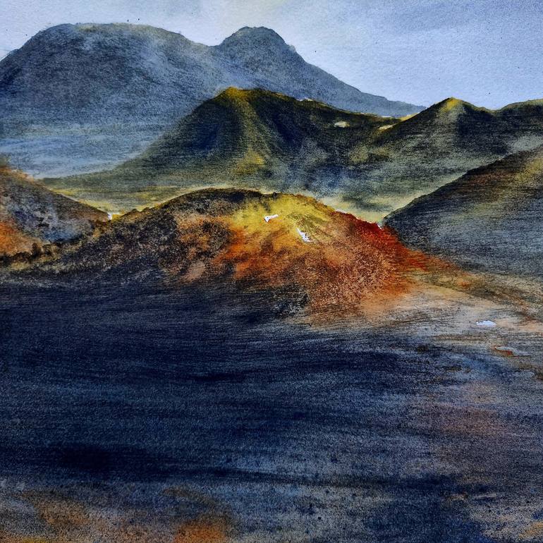 Original Impressionism Landscape Painting by Montse Gil