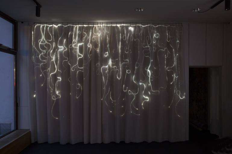Original Contemporary Light Installation by Heike Stuckstedde