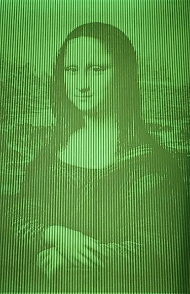 Mona Lisa on Corian.  3D Lithophane. thumb