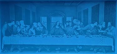 The Last Supper on Corian.  3D Lithophane. thumb