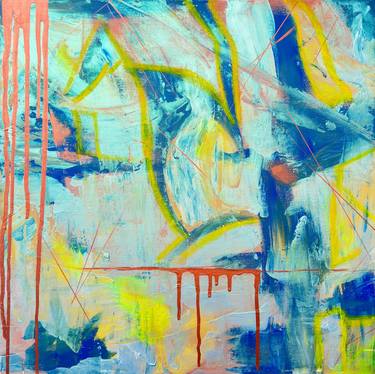 Original Abstract Expressionism Abstract Paintings by Martina Hannon