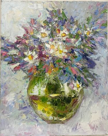 Original Impressionism Floral Paintings by Mane Hakobyan