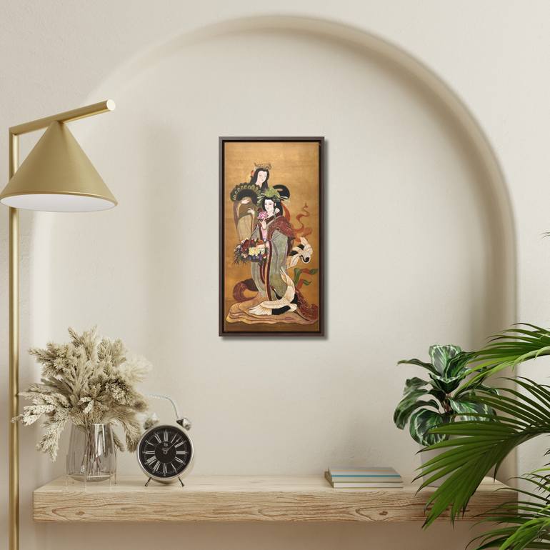 Original Realism Women Painting by Xiang Li