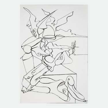 Original Abstract Body Drawings by Ihor Bandurka