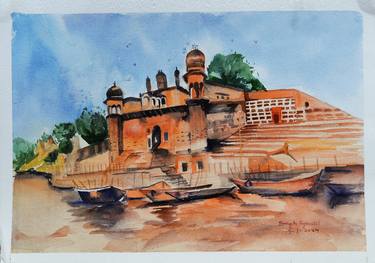 Print of Conceptual Architecture Paintings by Sangita Agarwal