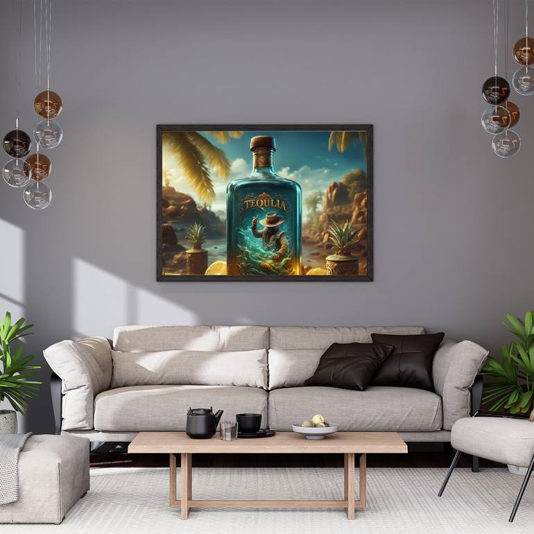 Original Abstract Expressionism Fantasy Digital by Ikenna Nnadi