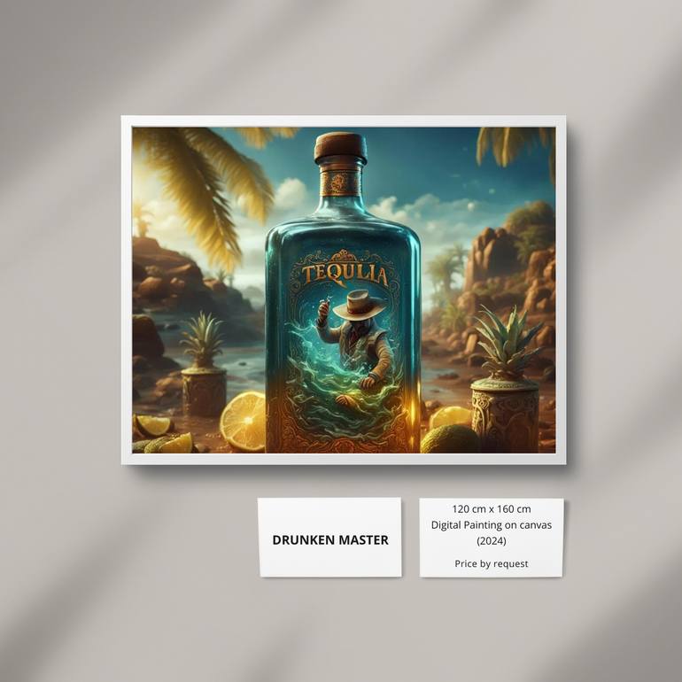 Original Abstract Expressionism Fantasy Digital by Ikenna Nnadi