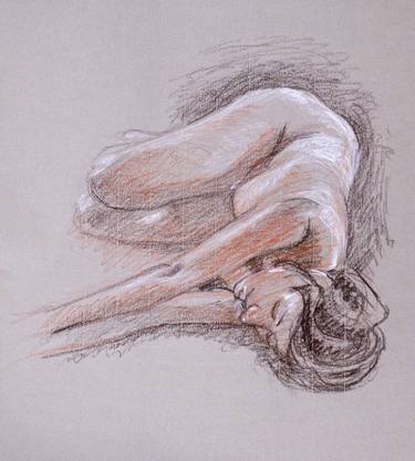 Original Realism Nude Drawings by Rob Adams