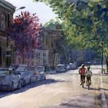 Cyclists in St Johns Deptford by Rob Adams